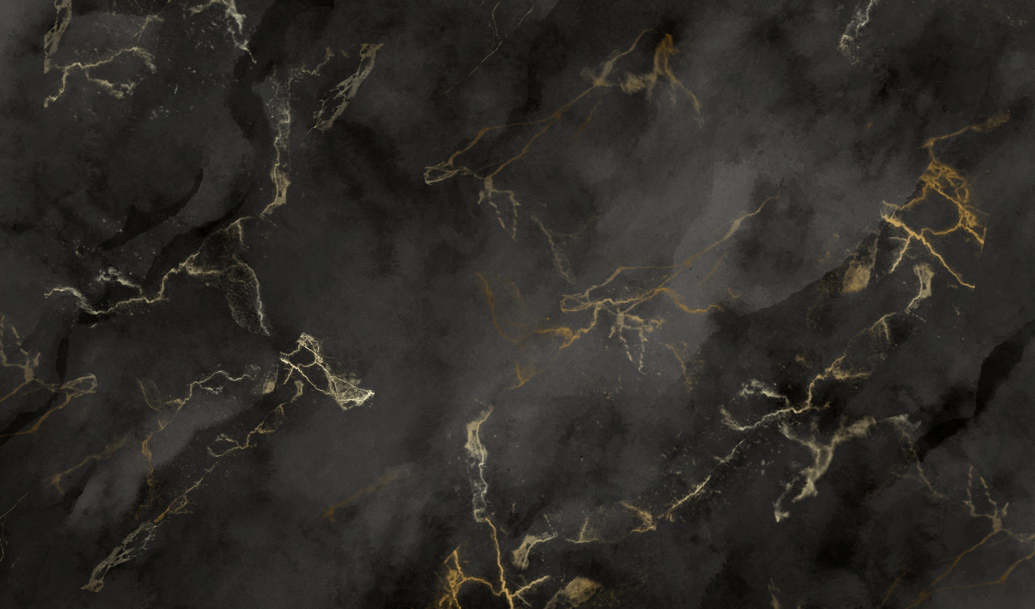 Black and Gold Marble Texture Background